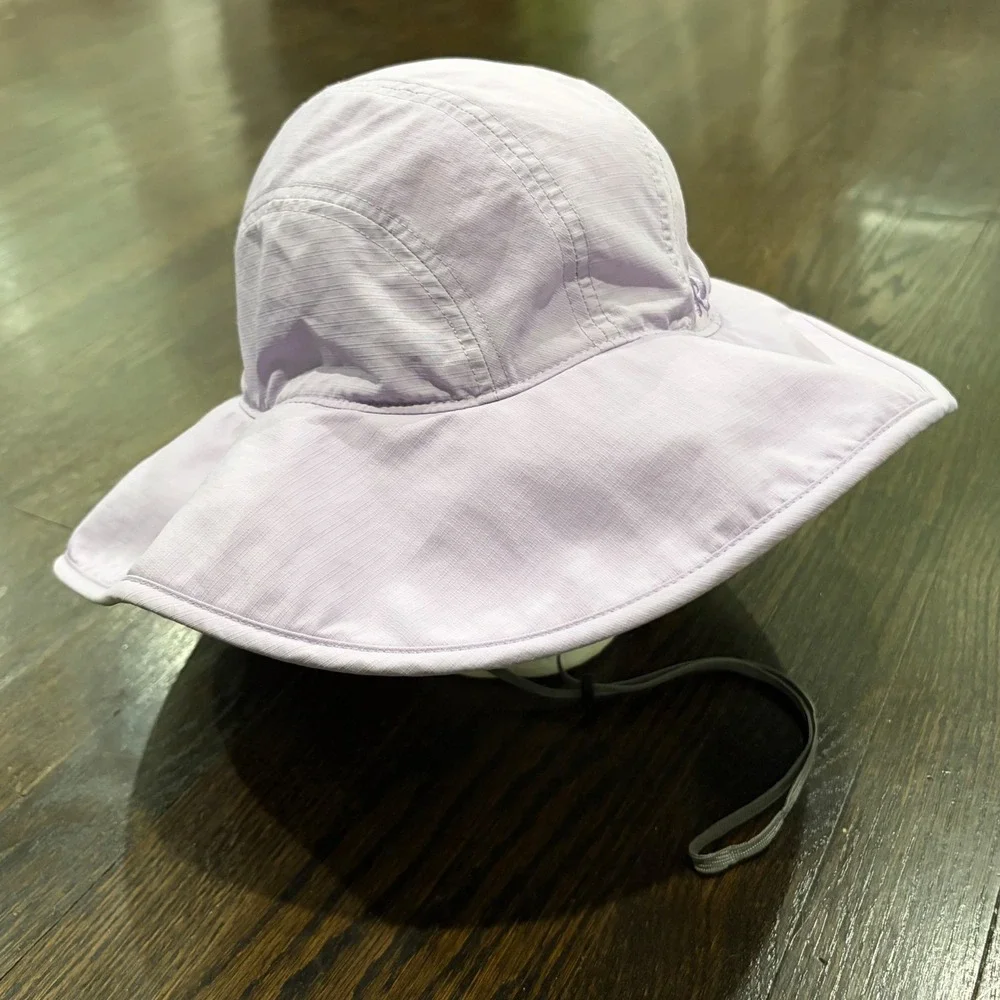 Outdoor Research Oasis Sun Hat Womens Medium Purple Wide Brim UPF 50+ Gorpcore